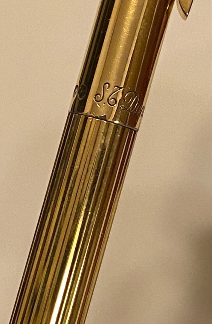 エステーデュポン/ボールペン / ゴールド / ツイストタイプ / 純正リフィル