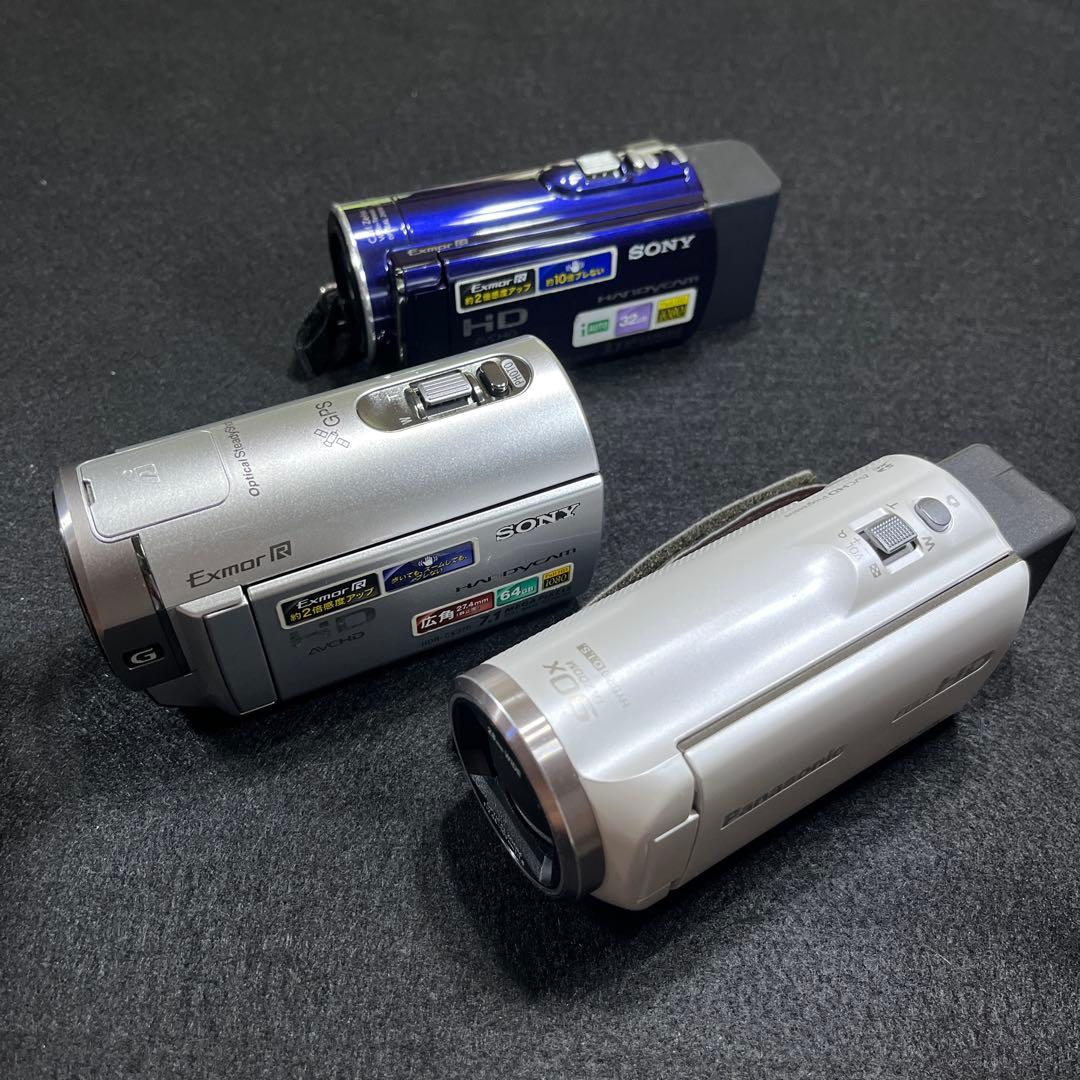 ハンディカメラ　3台まとめ《ジャンク》