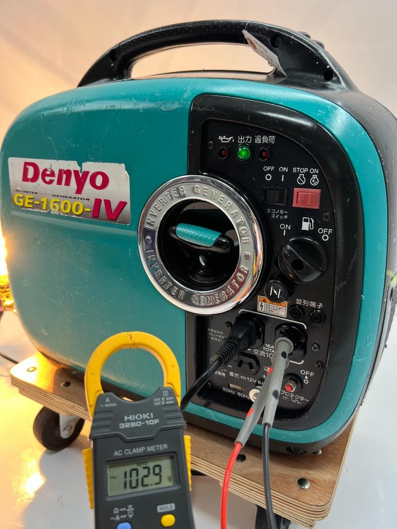 【動作良好・保証付】デンヨー インバーター発電機 GE-1600SS-IV 18