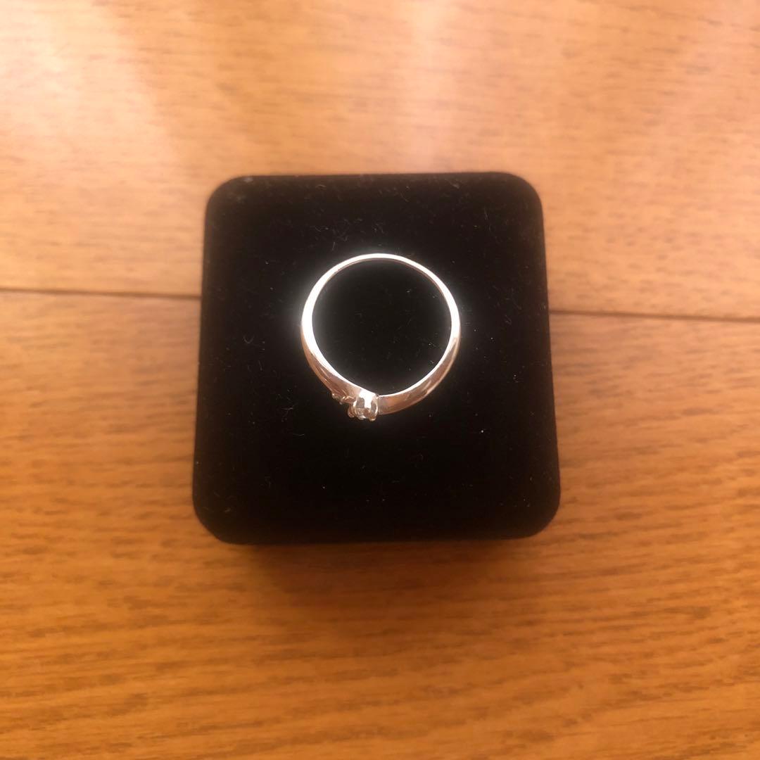 pt900 ダイヤモンド指輪