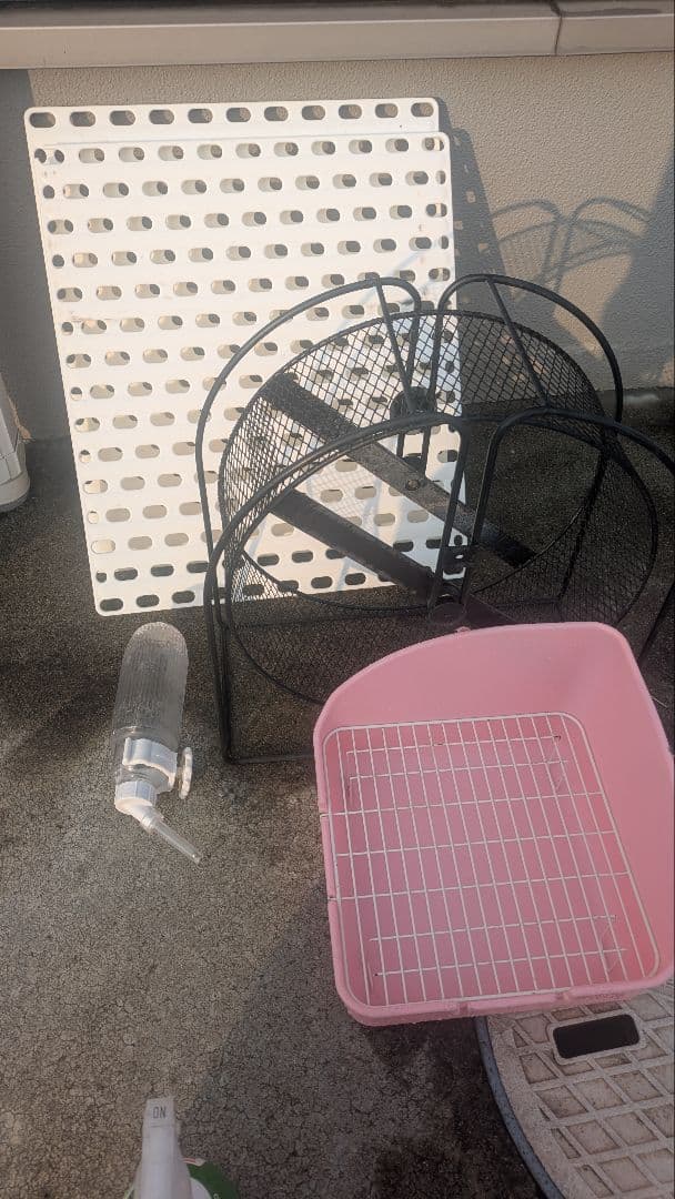 三晃商会イージーホームハイ80 小動物用ゲージ　チンチラ　ウサギ　オマケ付き