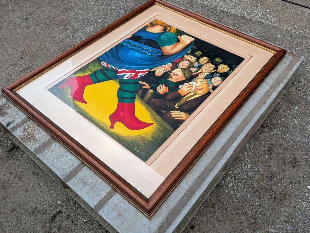 現代アート 限定版 　Beryl Cook　215/300 サイン入り