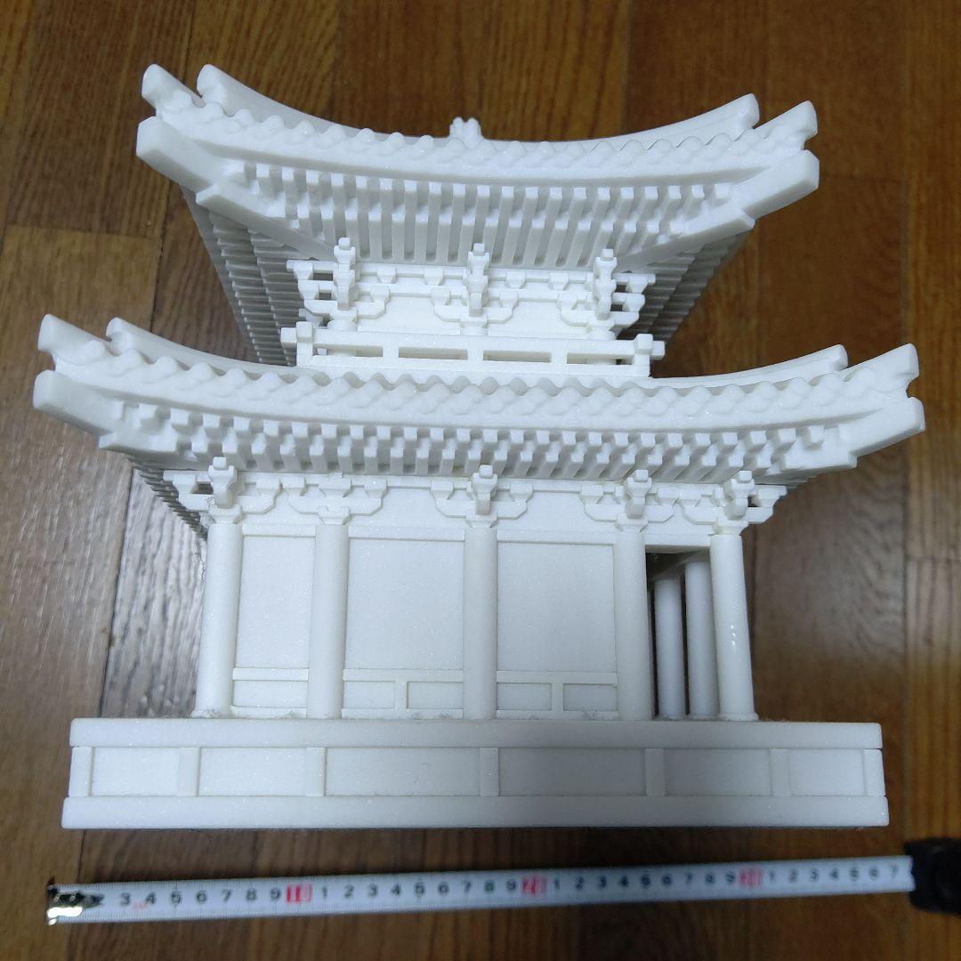 石製彫刻置物　検　神殿　大理石　オブジェクト　美術工芸