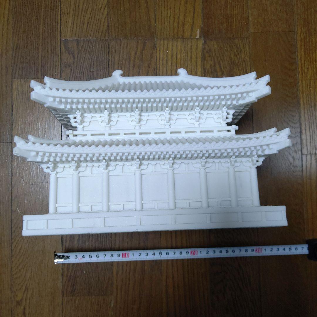 石製彫刻置物　検　神殿　大理石　オブジェクト　美術工芸