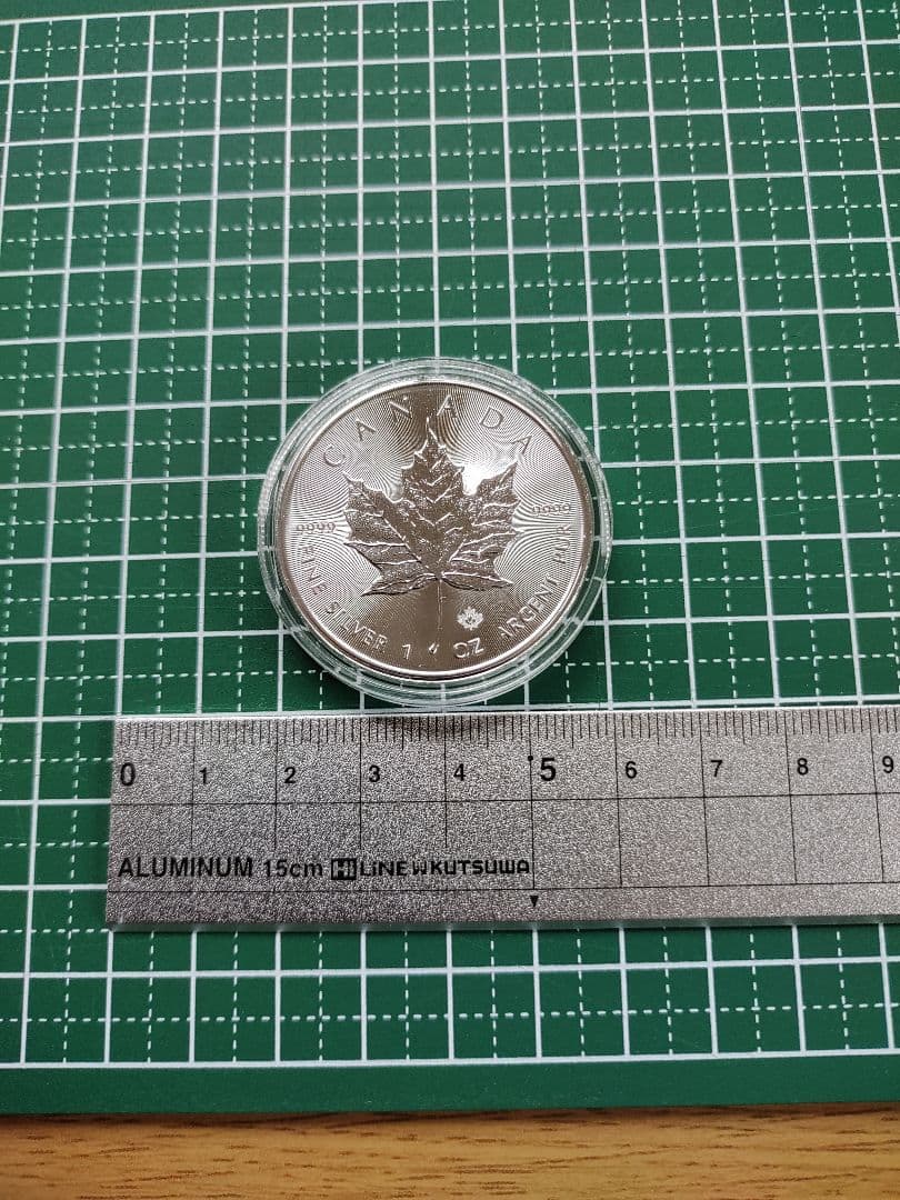 カナダ王室造幣局発行 メイプルリーフ銀貨 1オンス 5枚セット