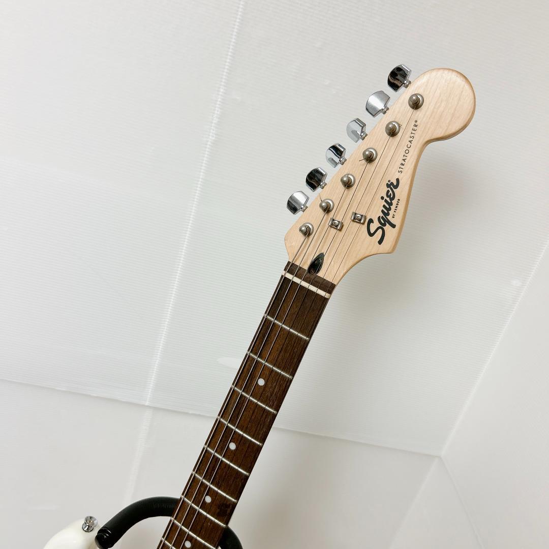 美品 Squier スクワイヤー Stratocaster ストラト ホワイト