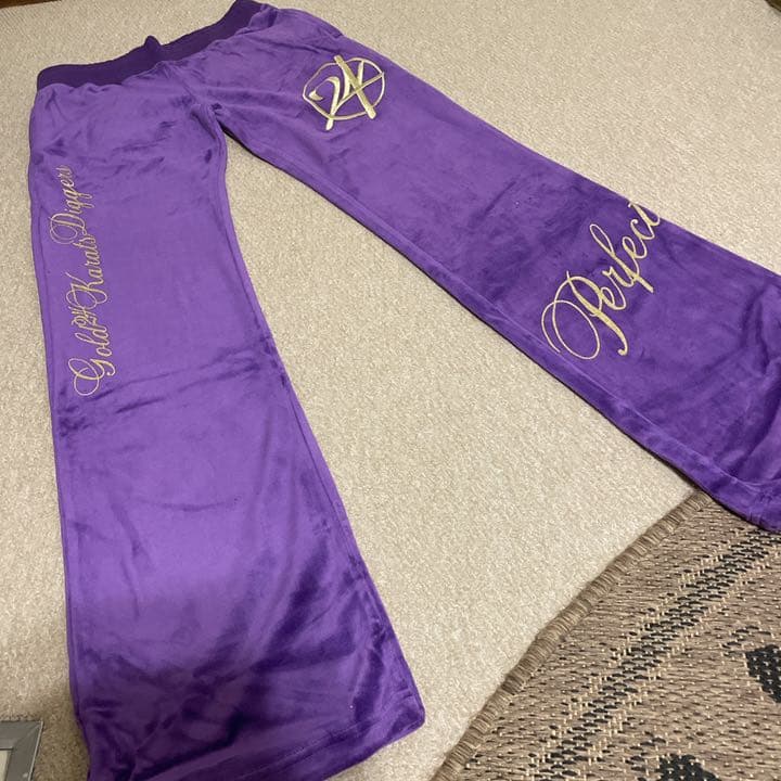 EXILE 24karats セットアップ ジャージ タカヒロ 刺繍 パープル