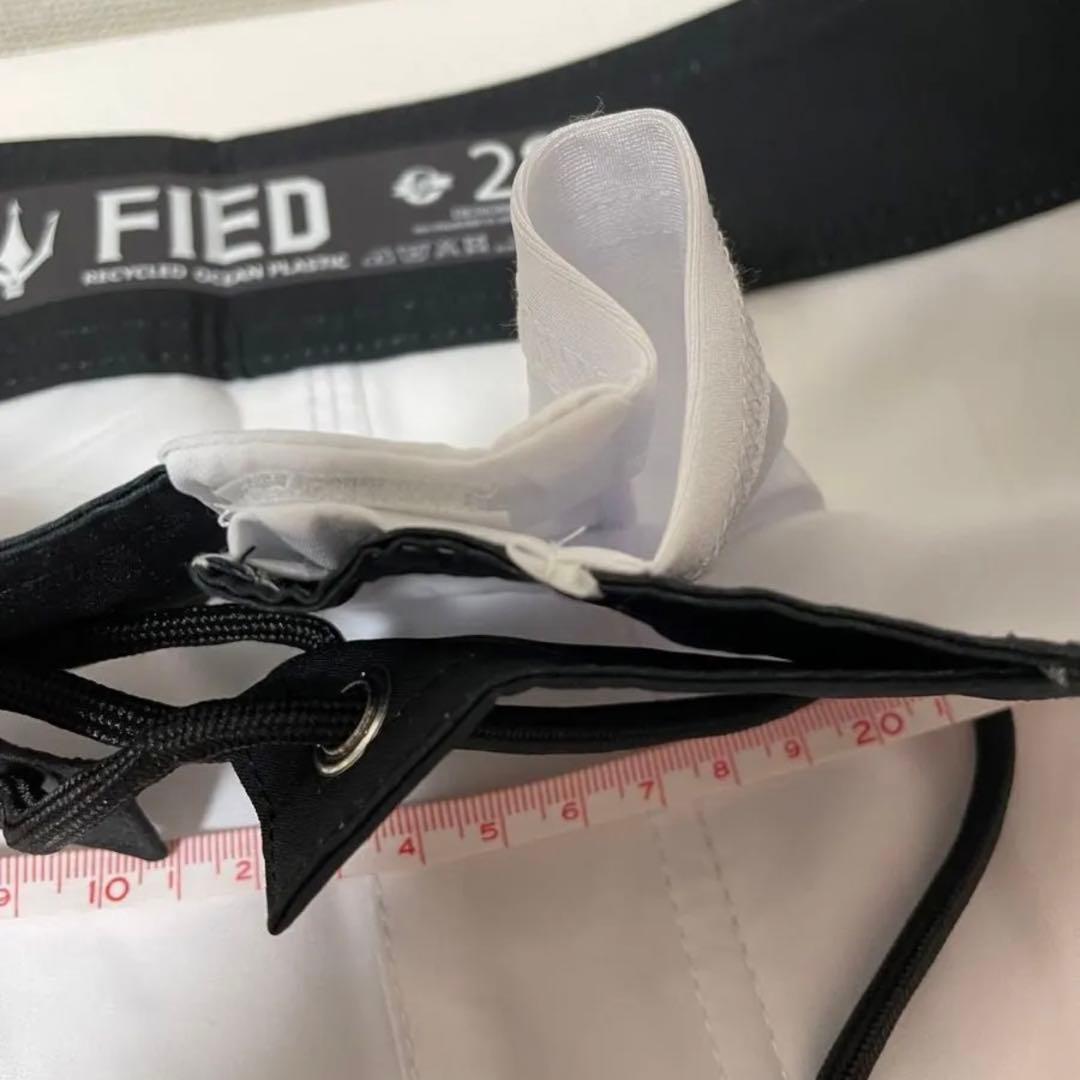 ✨ 新品 ✨ FIED サーフパンツ 水着 M ホワイト ストライプ フィジーク