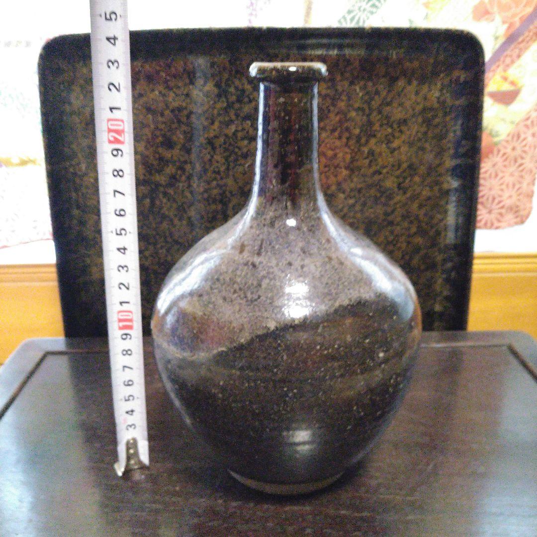 NO355 鍛冶町焼　徳利　岩手県