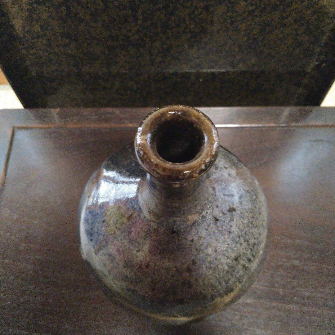 NO355 鍛冶町焼　徳利　岩手県