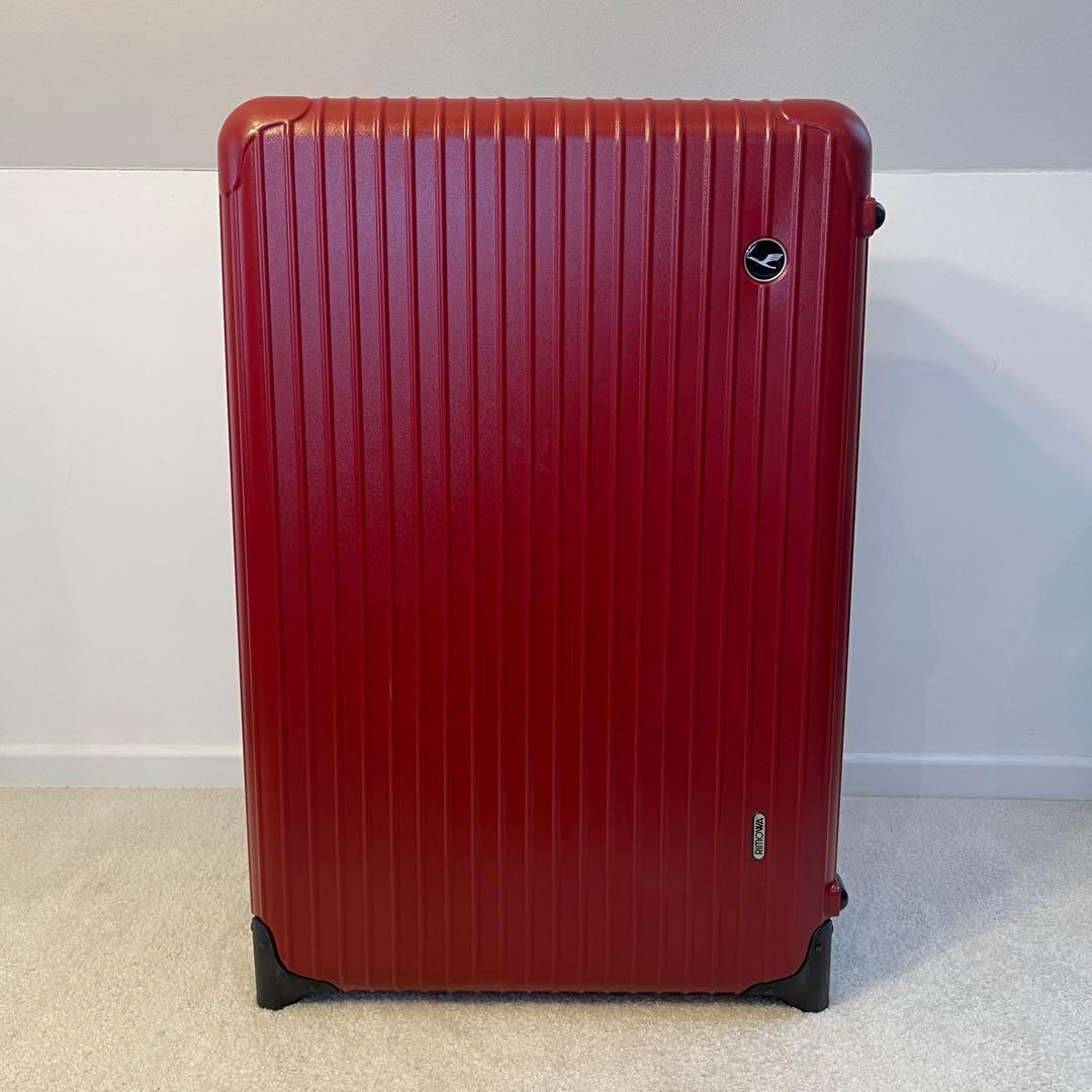 RIMOWA Lufthansa Salsa XL 2輪 レッド 85L