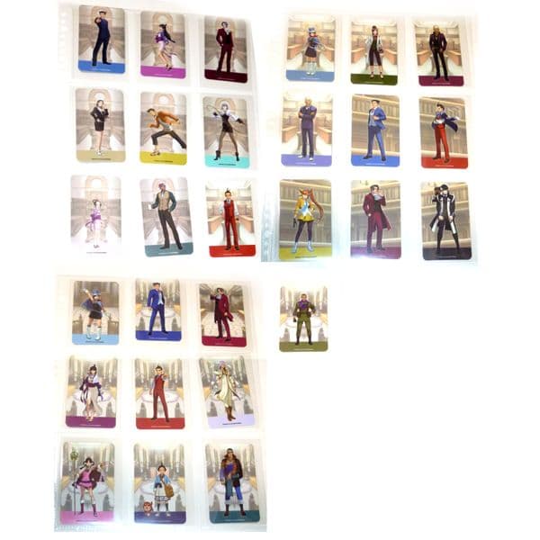 逆転裁判 20周年 トレーディングカード トレカ 特典 逆裁のみ全28種　パセラ