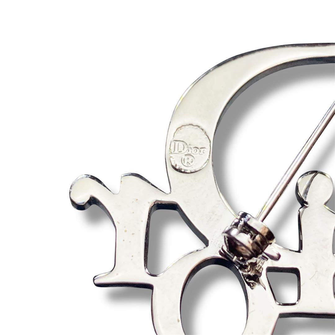 美品　ChristianDior クリスチャン　ディオール　シルバー　ブローチ