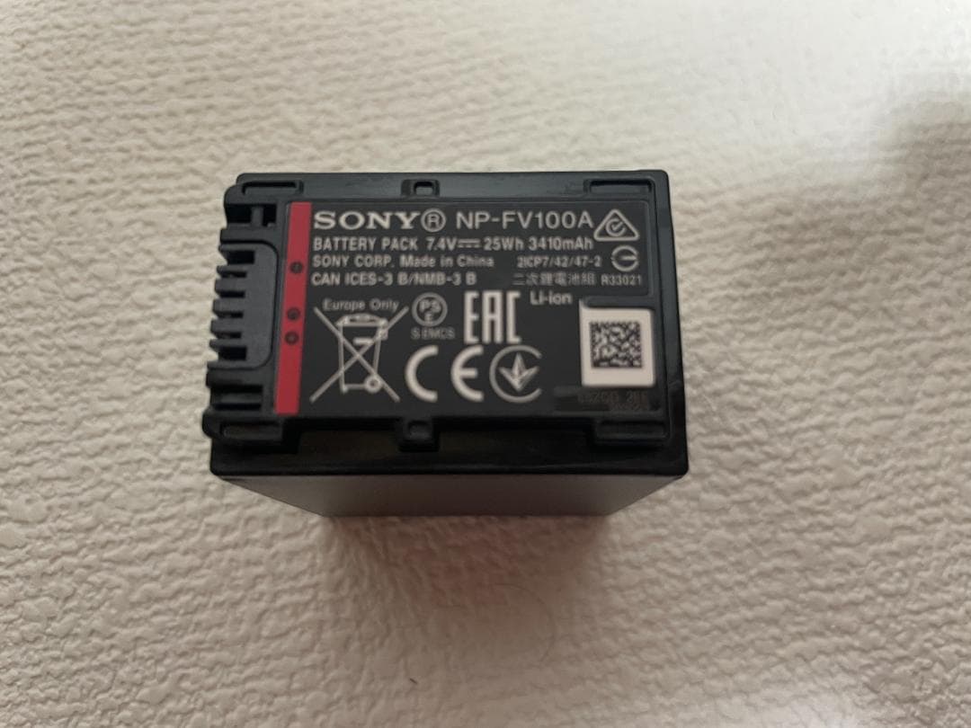 美品　Sony HDR-CX680 大容量　NP-FV100A　付 21年製