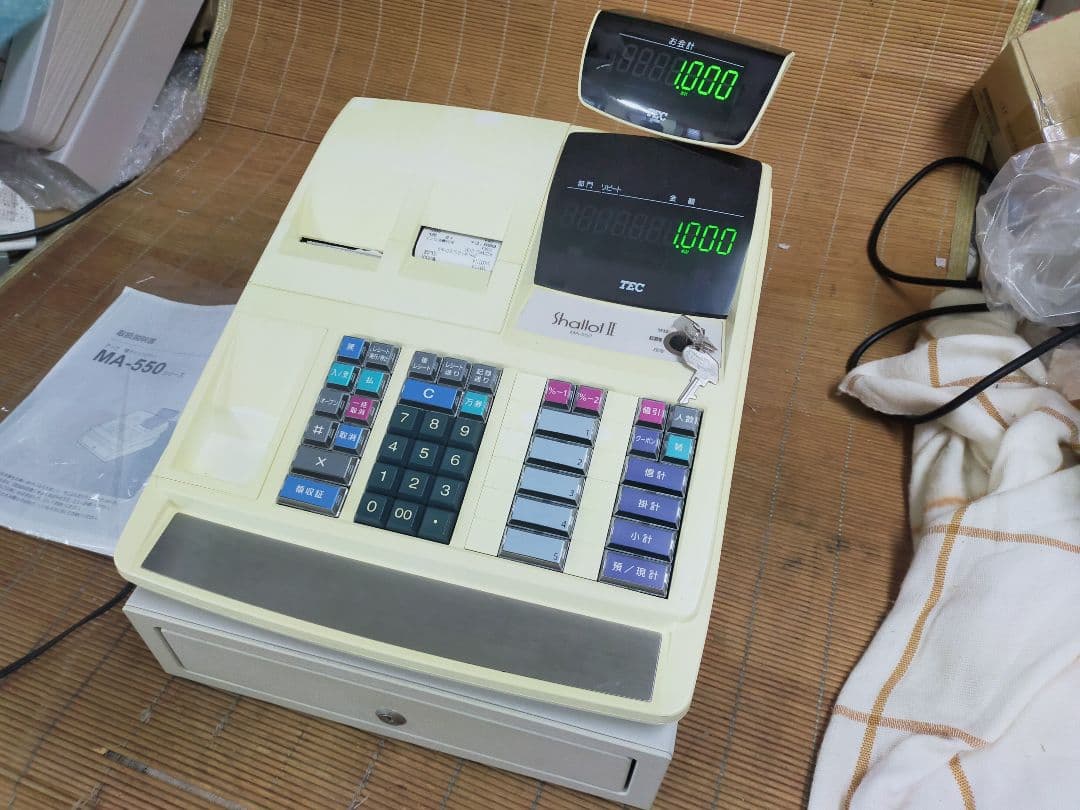 テックレジスター　MA-550　ツインプリンター　人気機種　885500