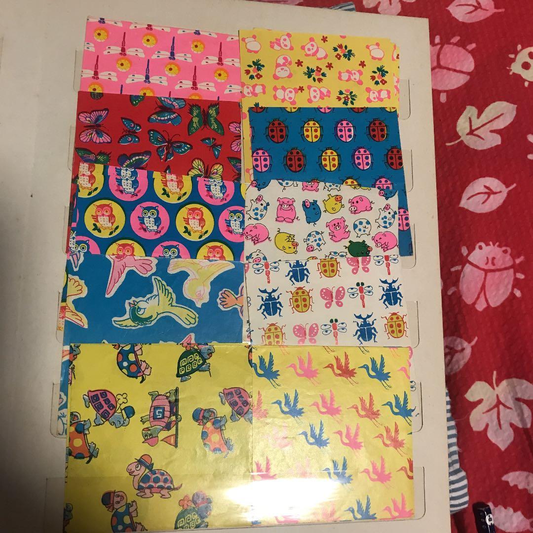 昭和のアニメいっぱい、折り紙コレクション