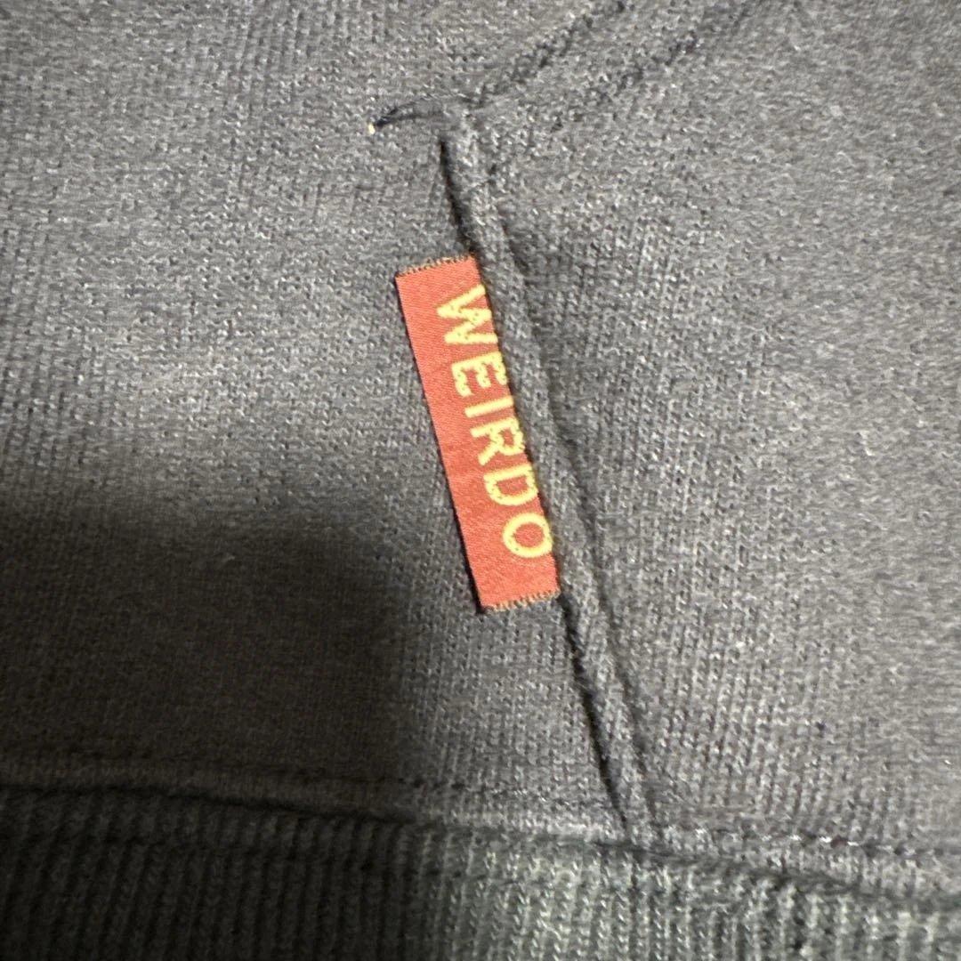WEIRDO ウィアード 40'S スナップ スウェットパーカー　ネイビー　M