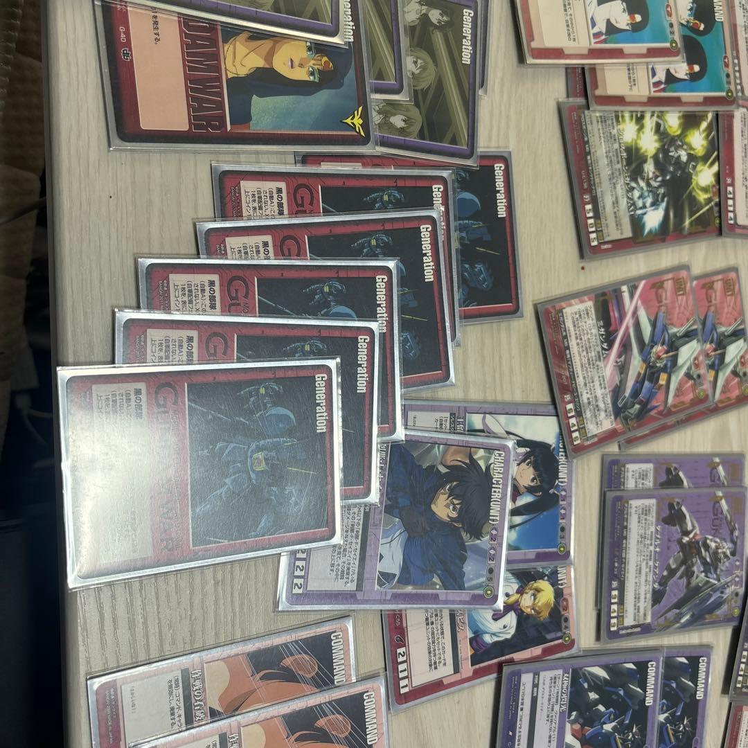 ソルト ガンダムウォー 赤、紫デッキACEダブルオーライザー