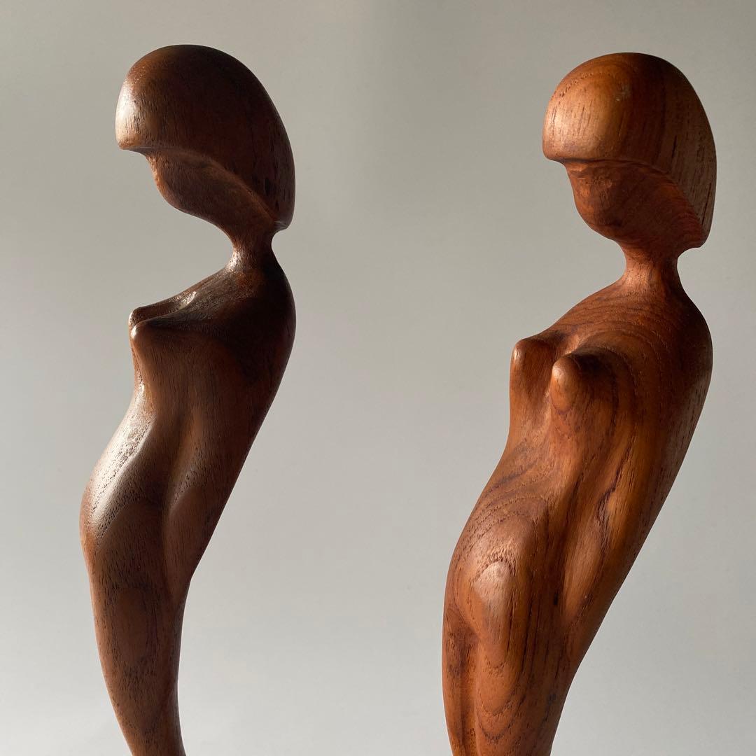 Arne Basse アルネ・バッセ チーク無垢 オブジェ デンマーク製