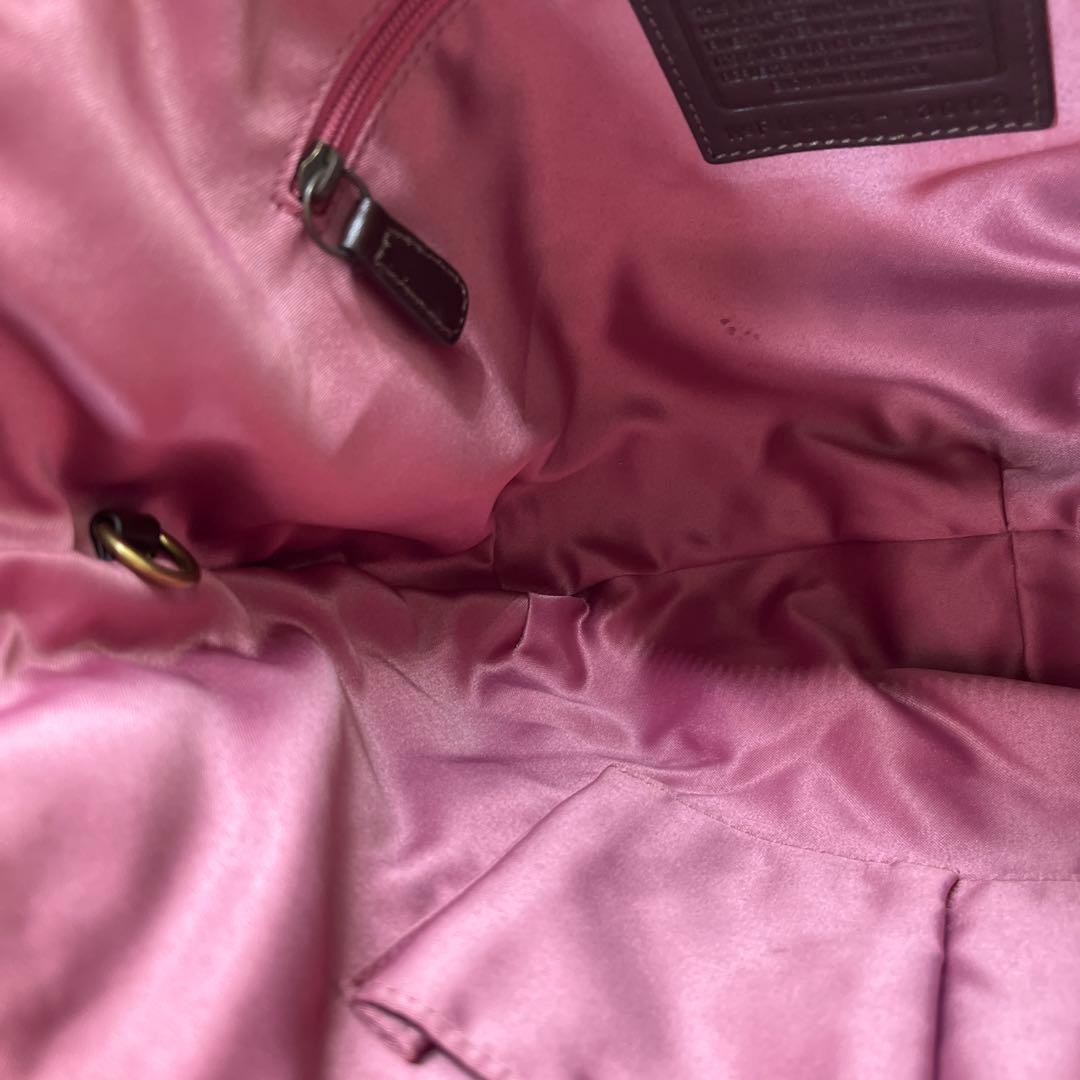 希少 COACH シグネチャー　レオパード　パッチワーク　ショルダーバッグ