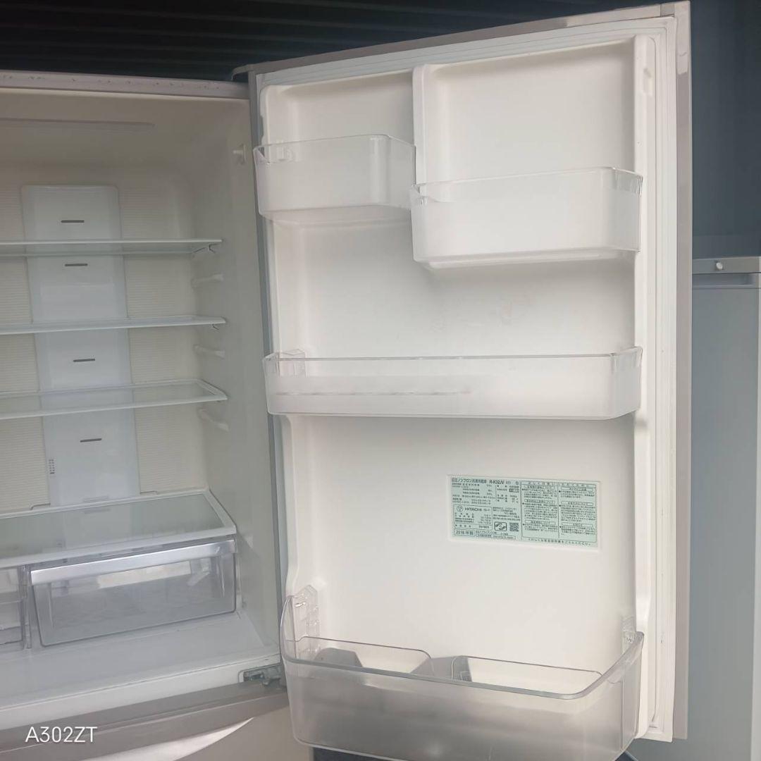 135設置まで対応 日立　自動製氷機能付き大型冷蔵庫　315L