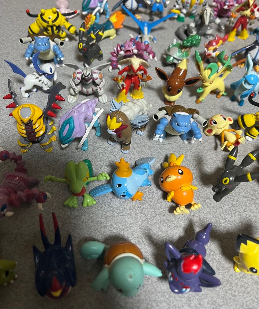 ポケモン　フィギュア　モンコレ　まとめ売り　刻印入り　当時物　63個