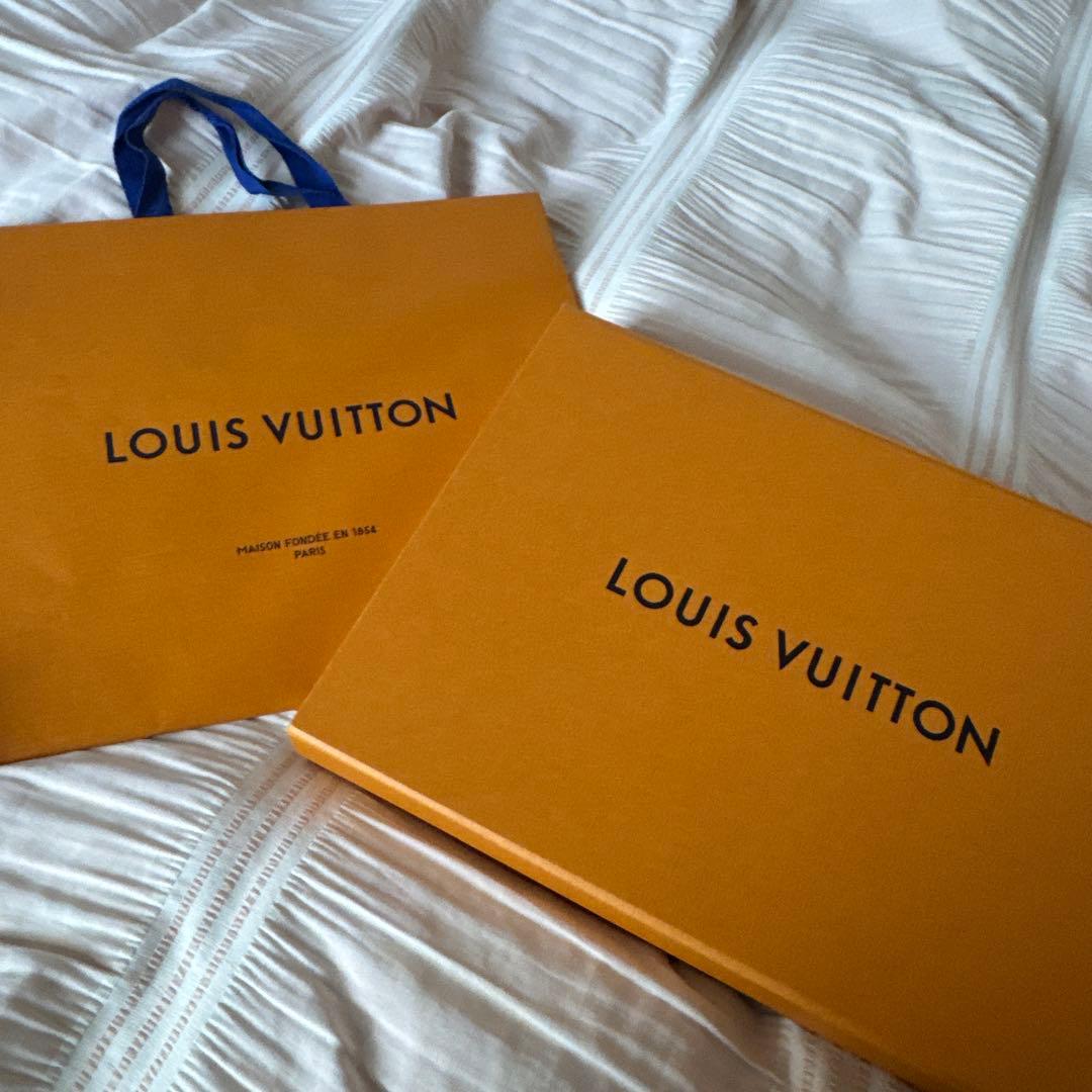 ルイヴィトン マフラー レイキャビック ライトブルー×グレーM75704