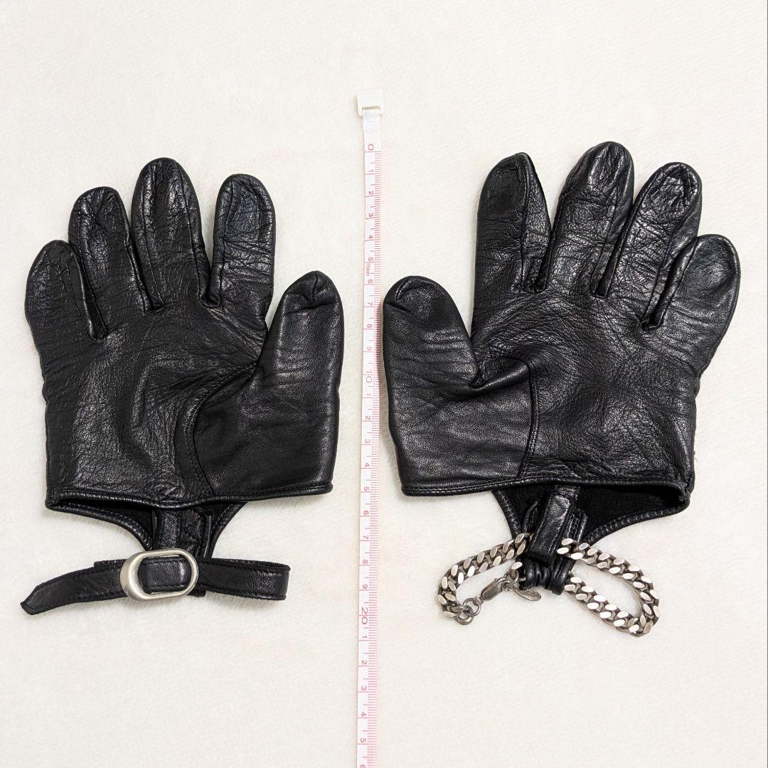 ジャンポールゴルチエ レザーグローブ ブラック
