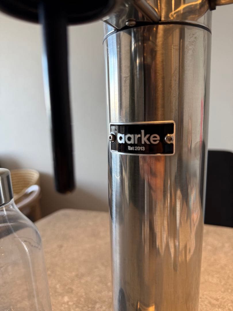 aarke 炭酸水メーカー ステンレス　カーボネーター2 美品　ソーダストリーム
