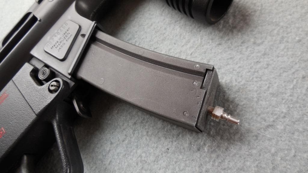 マルゼン　MP5 K　ガスブローバック　マガジン外部ソース用　動作品