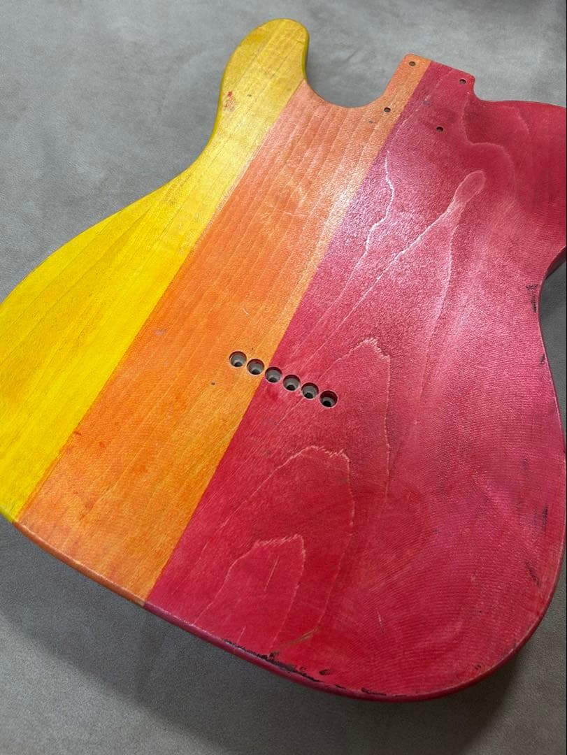 テレキャスター ソフトメイプル ボディ エレキギター レリック テレキャス