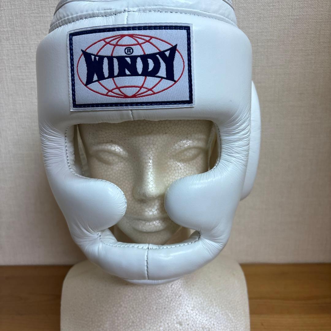新品WINDY ボクシングヘッドギア HP-3 Mサイズ ホワイト　ウインディ