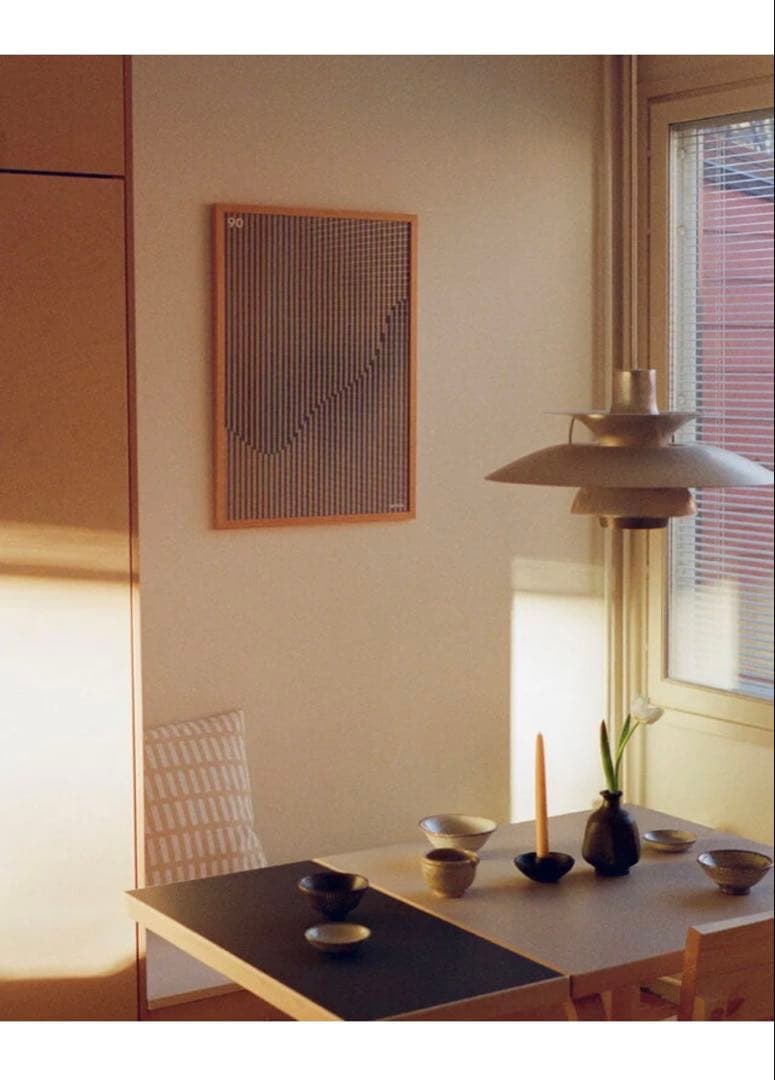 artek アルテック　アアルト　90周年 ポスター