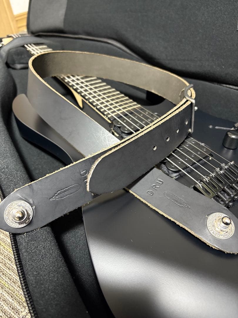 Ibanez　J-LINE　RG6HSHFX-BKF　本革ストラップ付