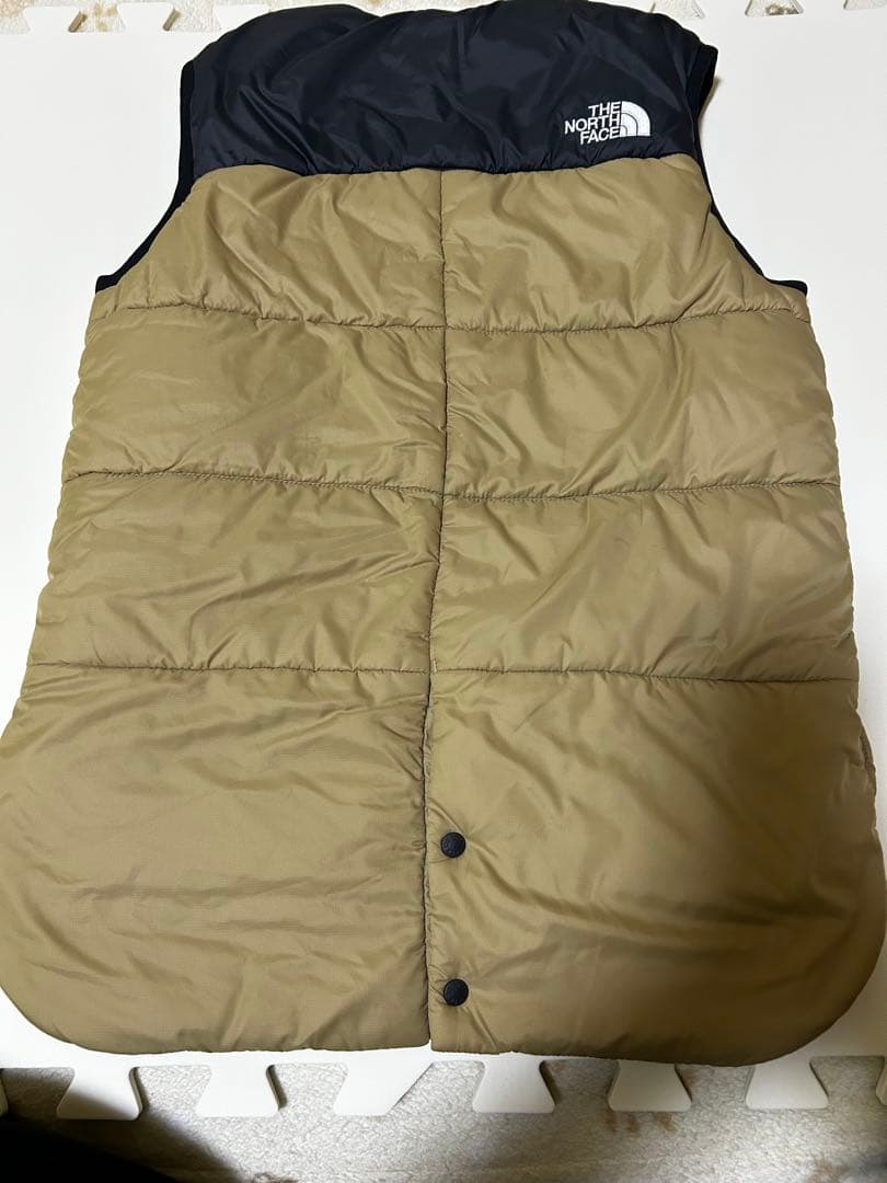 【美品】ノースフェイス★ベビー　ベスト　スリーパー　アウター　中綿
