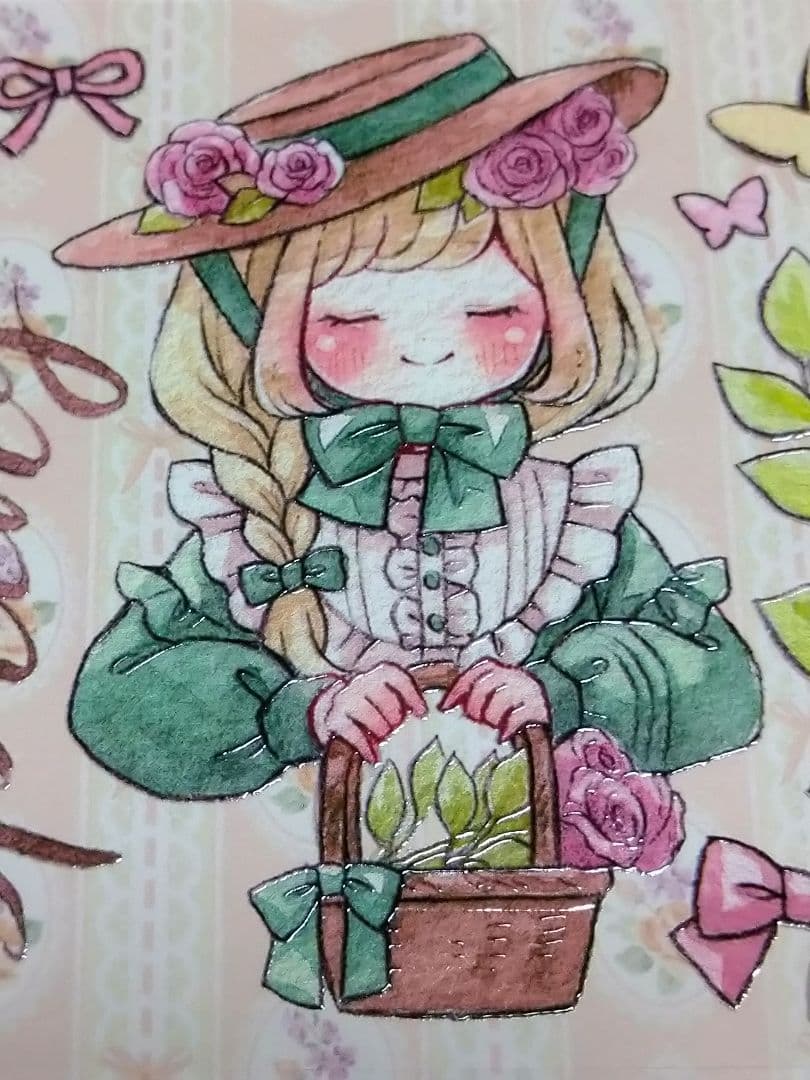 J514＃春之小熊(PET)能猫日记切り売り海外人物マステ女の子