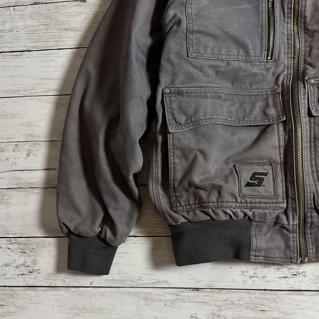 S*様 Snap-on スナップオン ダック アクティブジャケット グレー Lメ