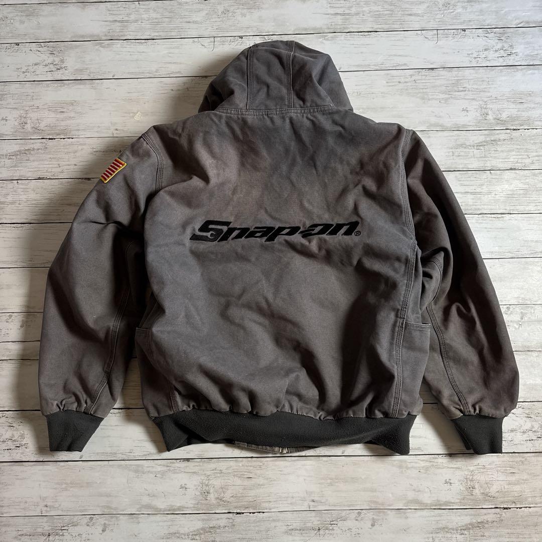 S*様 Snap-on スナップオン ダック アクティブジャケット グレー Lメ