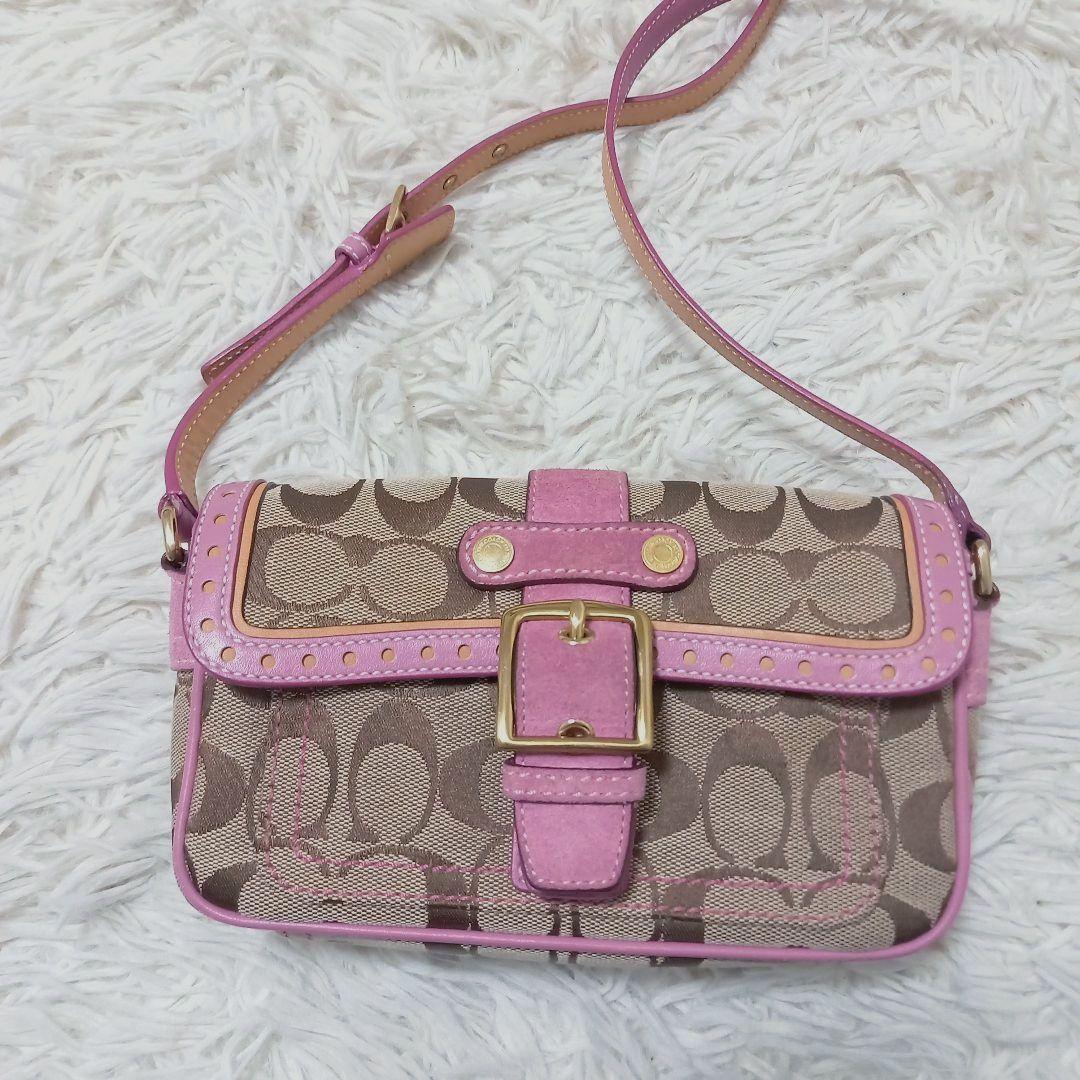 COACH　1485　y2k　Soho　Shoulder bag　PINK