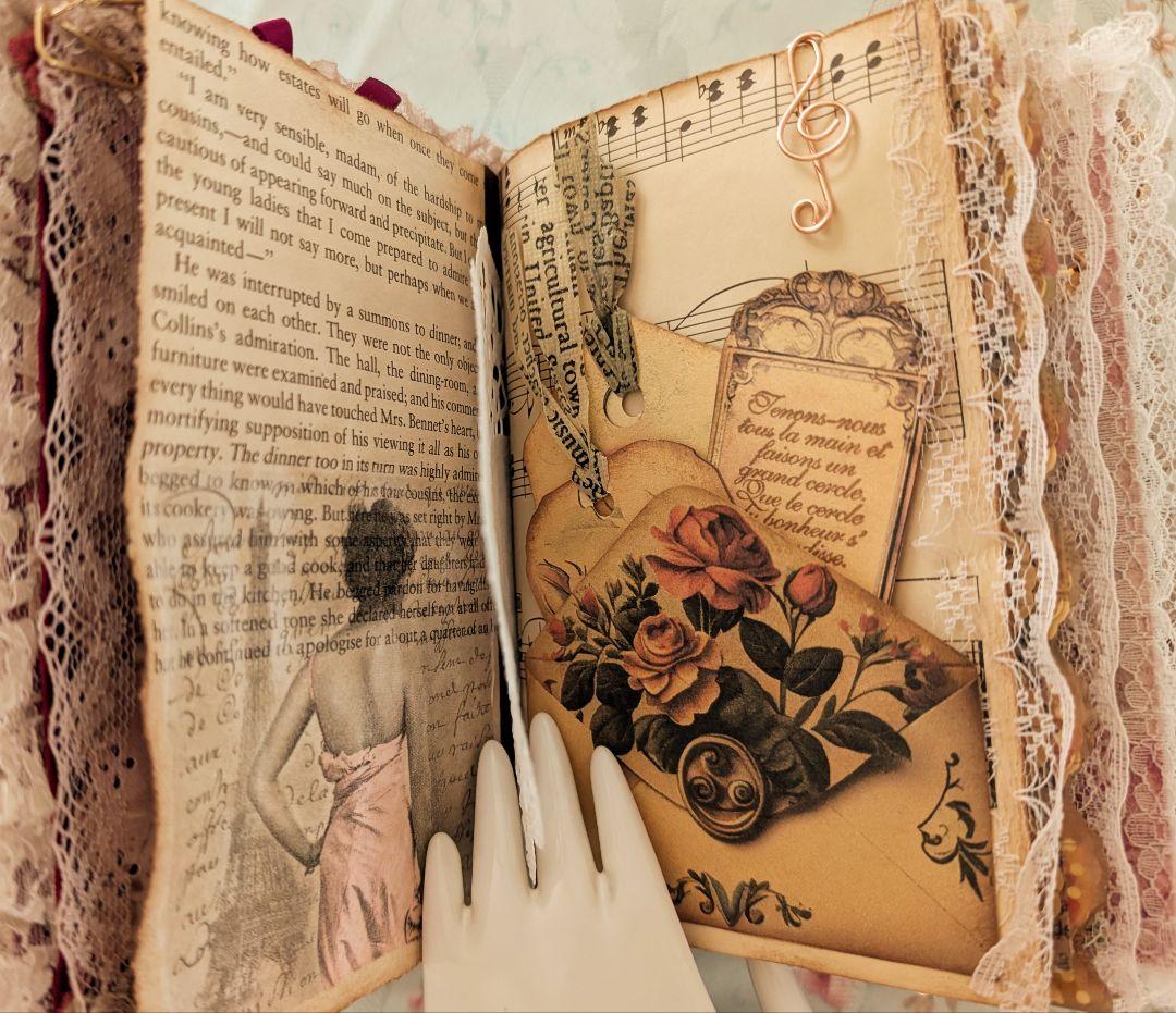 薔薇とレースのビクトリアンスィートジャンクジャーナル*Infinity*