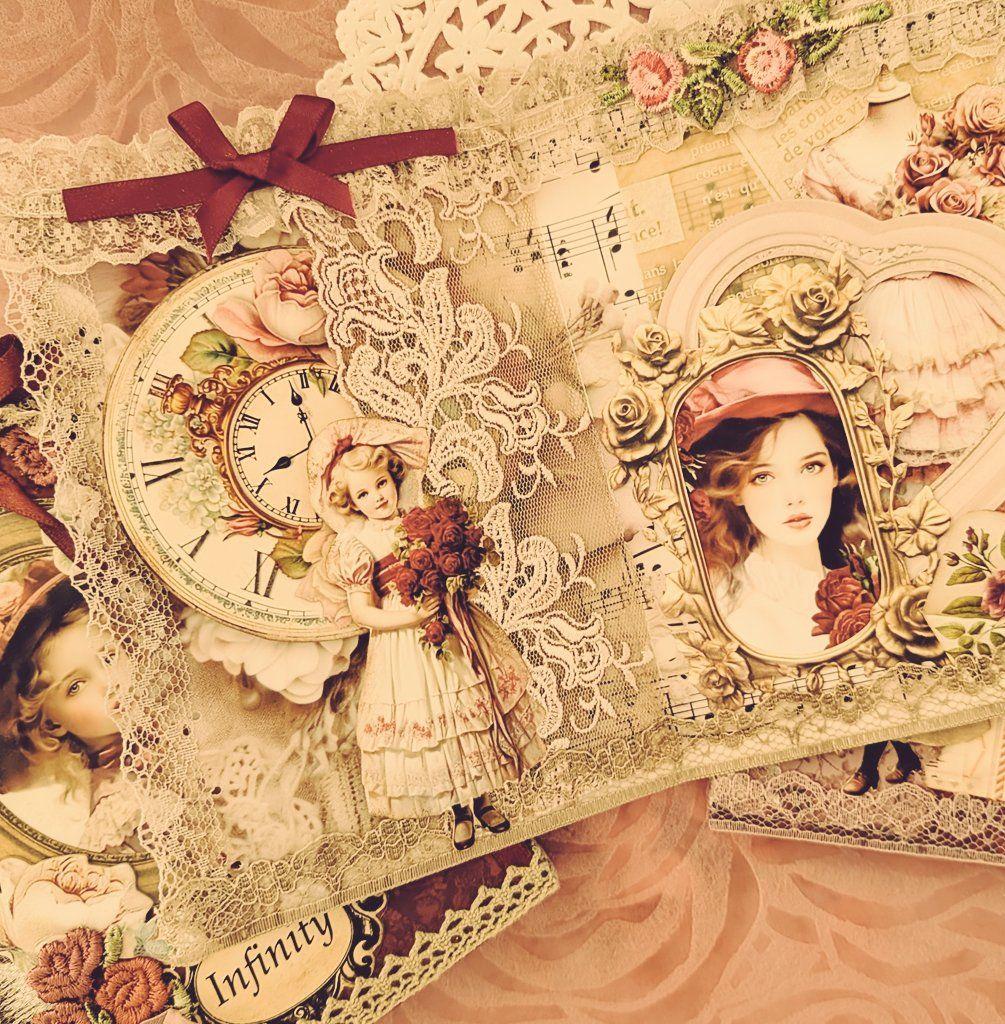 薔薇とレースのビクトリアンスィートジャンクジャーナル*Infinity*