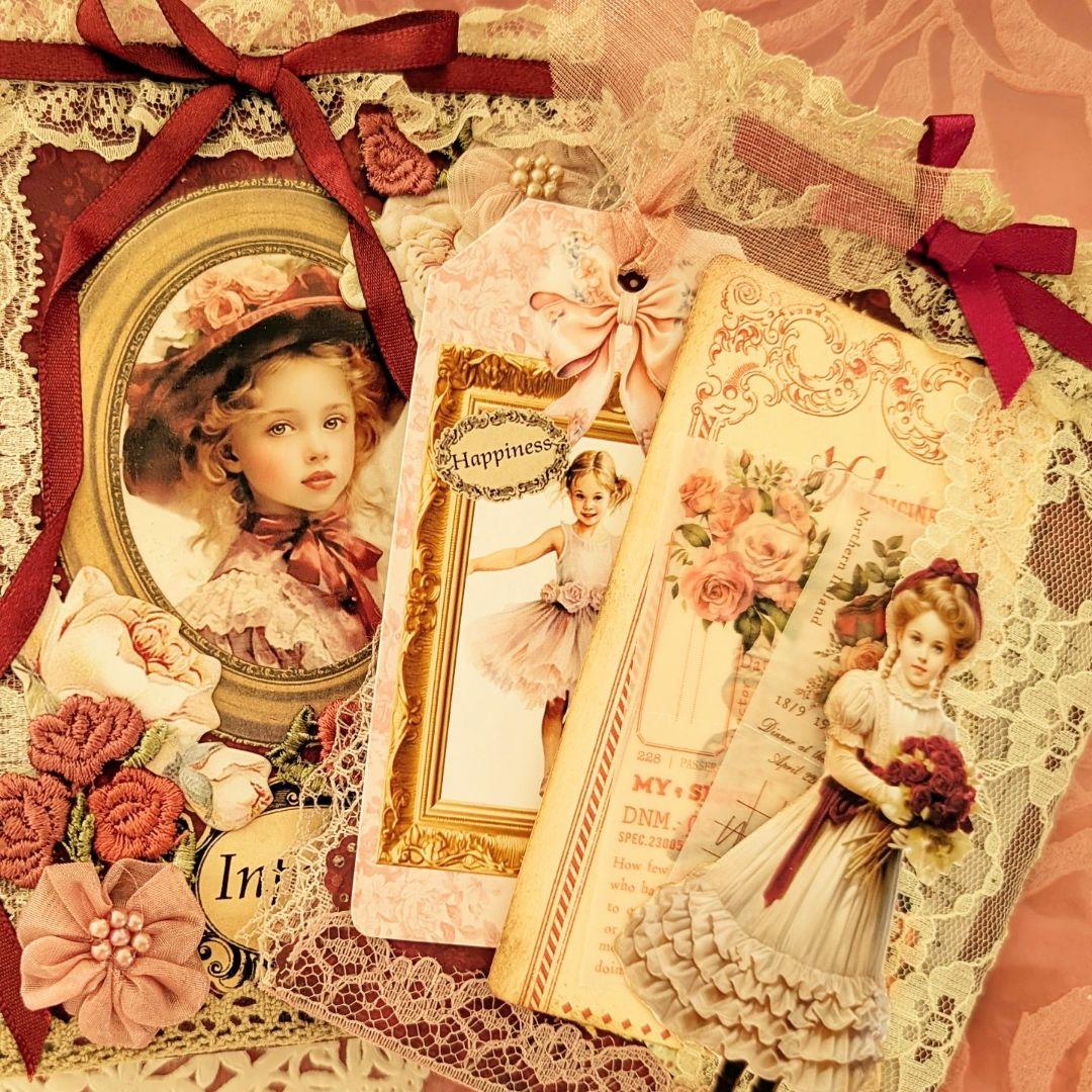 薔薇とレースのビクトリアンスィートジャンクジャーナル*Infinity*