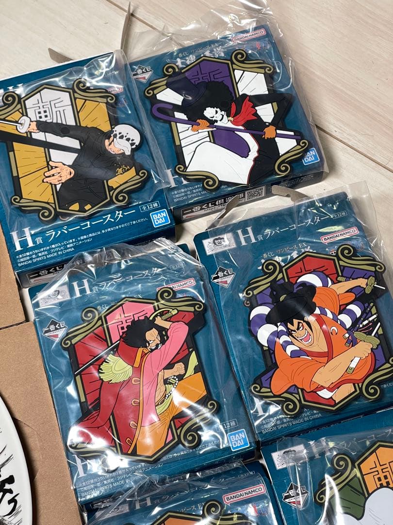 ワンピース一番くじEX マグカップ・皿・コースターセット