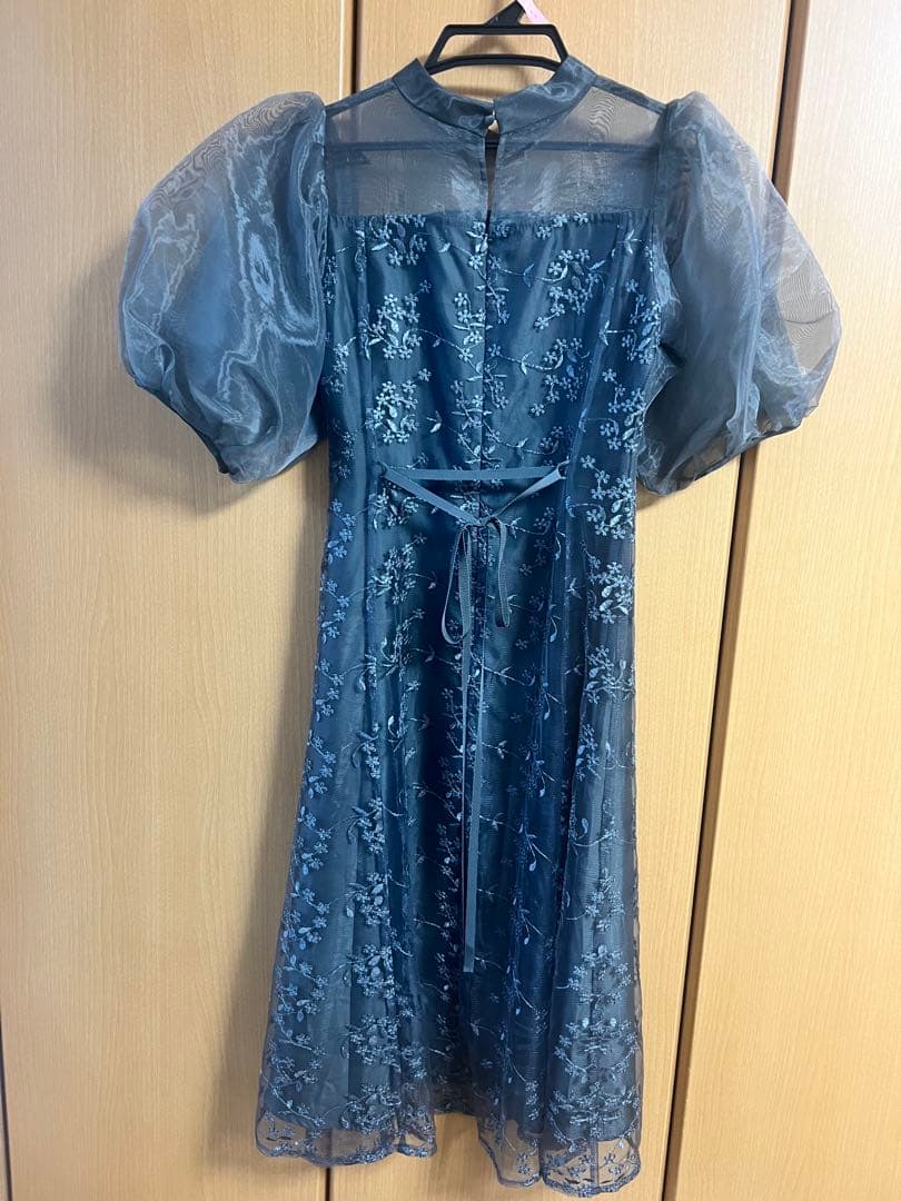 kana Aラインパーティードレス グレー　S