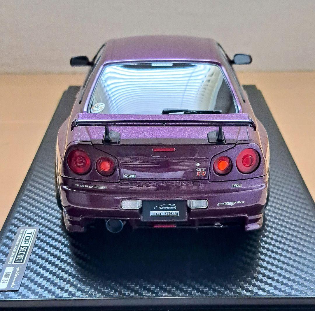 イグニッションモデル 1/18 TOP SECRET GT-R (BNR34)