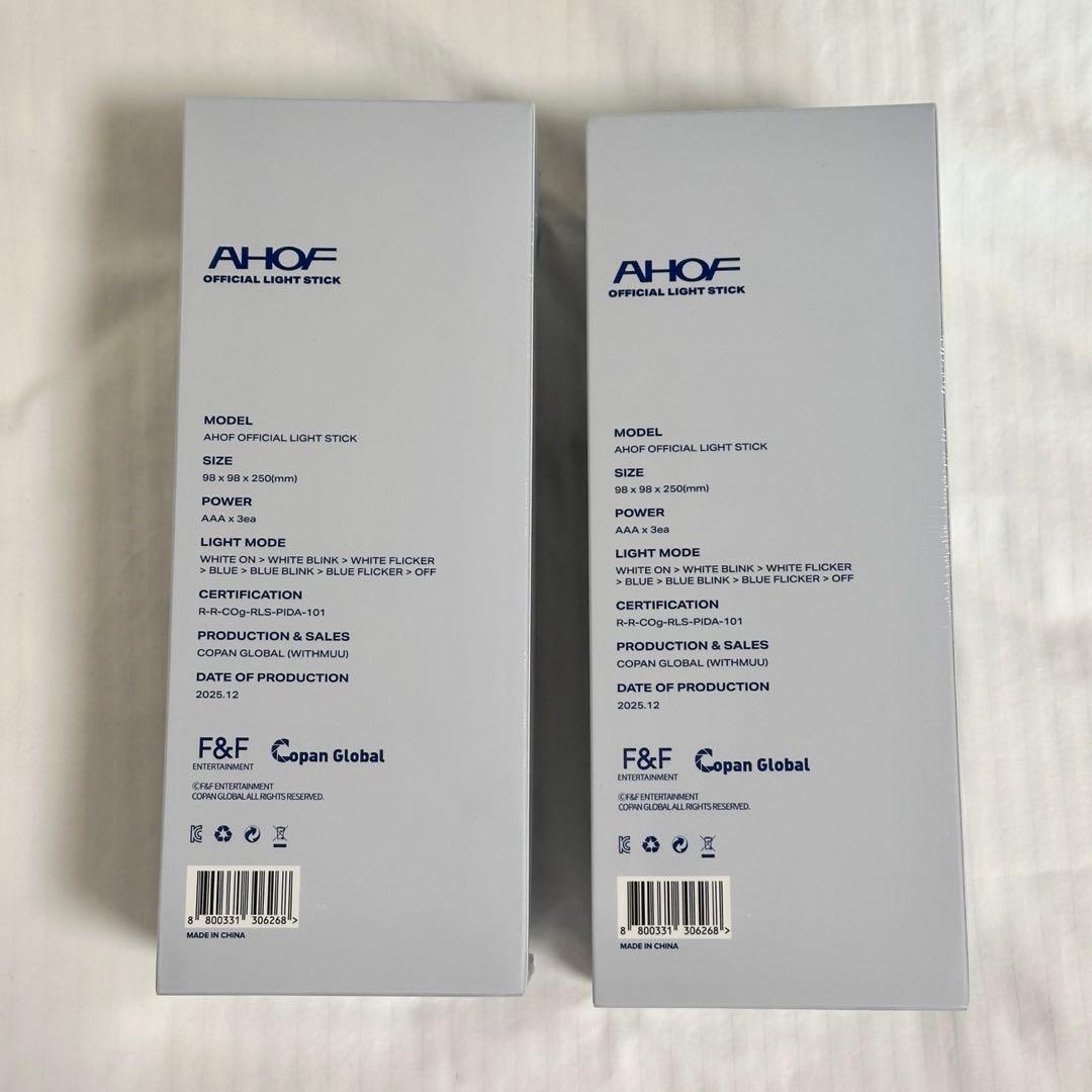 【新品】2026AHOF ソウルコン ファンコン ペンライト・トレカ 2点セット