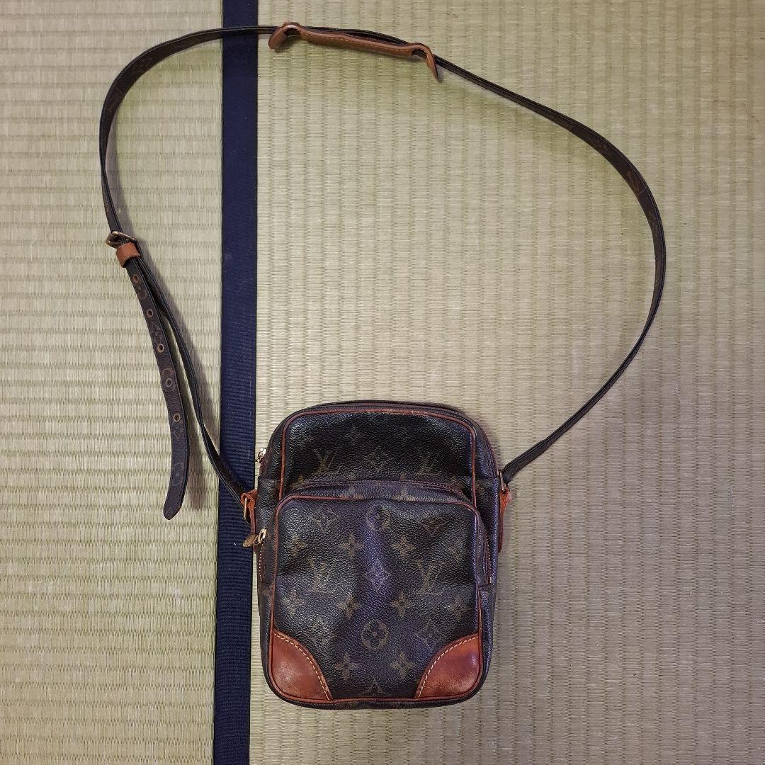LOUIS VUITTON ショルダーバッグ　アマゾン　モノグラム　焦茶色