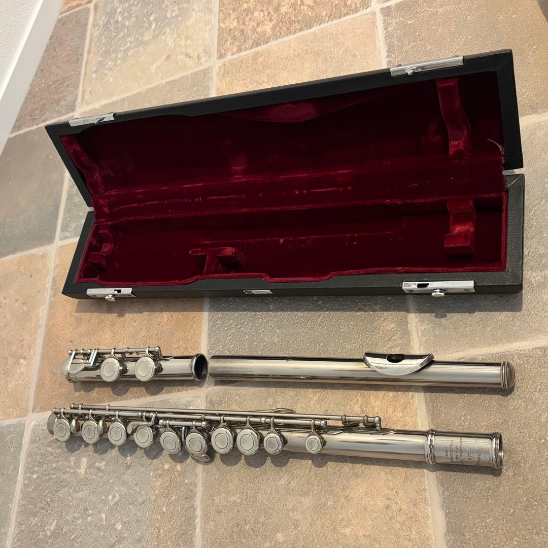 【良品】ムラマツフルート MURAMATSU M-70 リップ銀製 洋銀