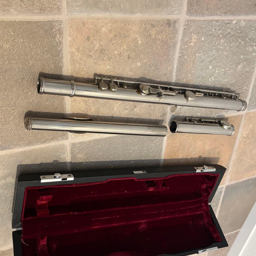 【良品】ムラマツフルート MURAMATSU M-70 リップ銀製 洋銀