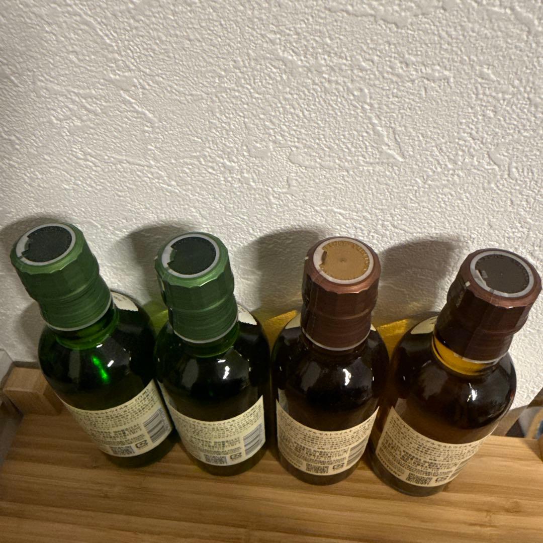 ウイスキー　山崎　白州　ミニボトル　180ml 新品未開封　4本セット